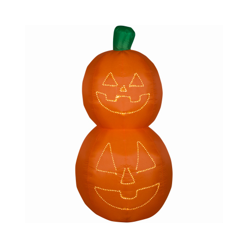 Inflatable Prelit Stacked Pumpkins