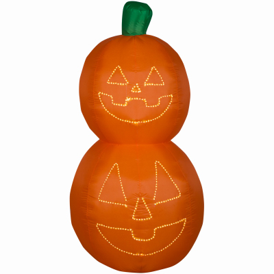 Gemmy 226876 Inflatable Prelit Stacked Pumpkins