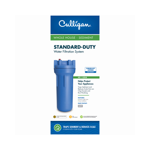 Culligan HF-150A Water Filter Housing, 5 um Filtration, Polypropylene