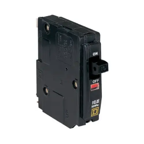 QO Circuit Breaker, Mini, 40 A, 1 -Pole, 120/240 VAC, 48 VDC, Fixed Trip, Plug Mounting