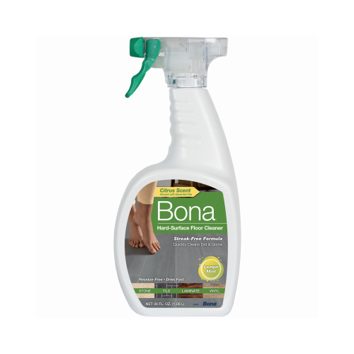 Bona WM700059014 COLORmaxx Hard Surface Floor Cleaner, 36 oz Spray Bottle, Liquid, Lemon Mint