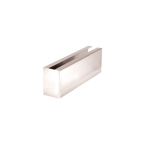 316 Polished Stainless End Cladding for B5S Series Standard Square Base Shoe