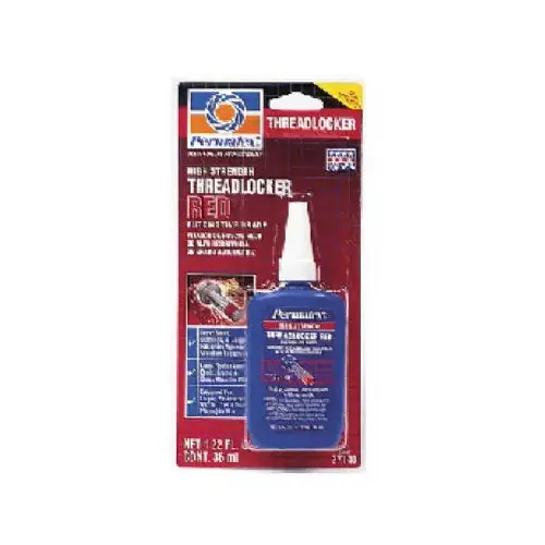 Threadlocker High Strength Liquid 1.22 fl. oz. Red