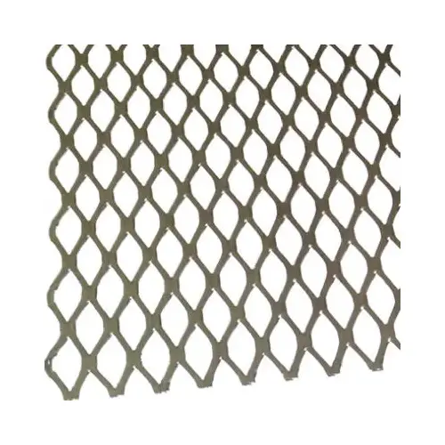Boltmaster 11780 Diamond Metal Sheet, 13 Gauge, 3/4 x 24 x 24 In. Uncoated