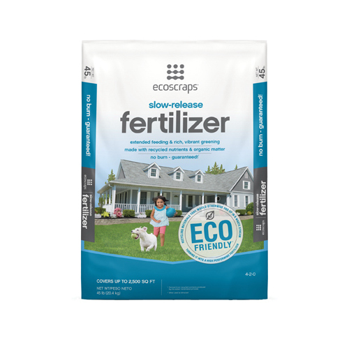 Slow Release Fertilizer, 45 lb Bag, Granular, 4-2-0 N-P-K Ratio