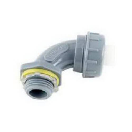 Liquidtight Connector, 90 deg Angle, PVC