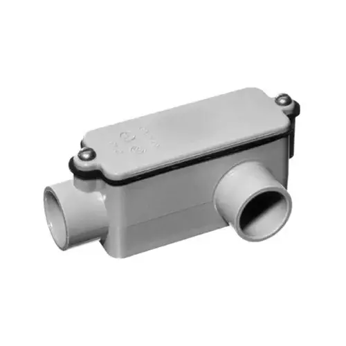 3/4 In. PVC LL Access Fitting Gray