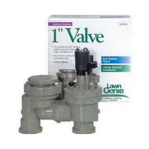 Anti-Siphon Valve with Flow Control, 1 in, FNPT, 150 psi Pressure, 0.25 to 30 gpm, PVC Body