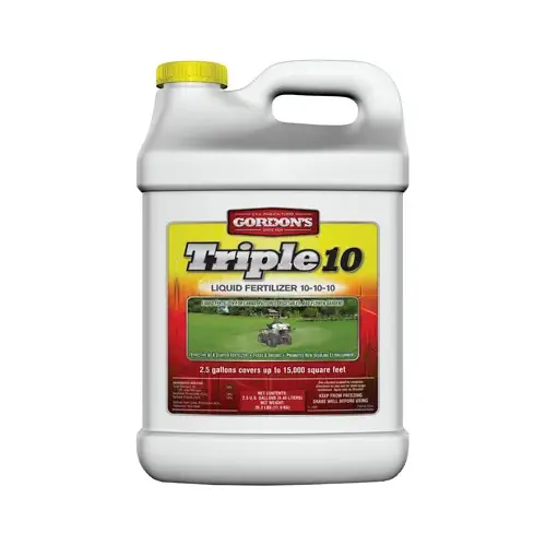 Lawn and Garden Fertilizer, 2.5 gal, Liquid, 10-10-10 N-P-K Ratio - pack of 2