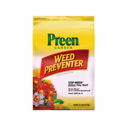 Preen 24-63802 Weed Preventer, Granular, 31.3 lb Bag