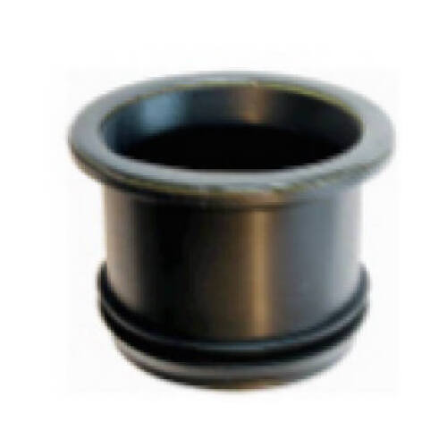 Wax Free Toilet Seal, 3 in Dia, Elastomeric PVC, Black, For: 3-1/2 in Drain Pipes