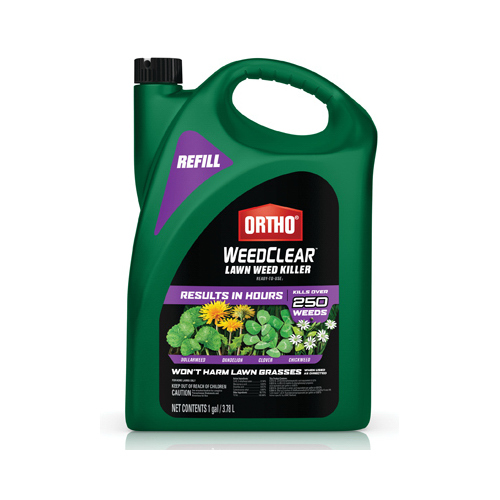 WEEDCLEAR Weed Killer Refill, Liquid, Spray Application, 1 gal Bottle