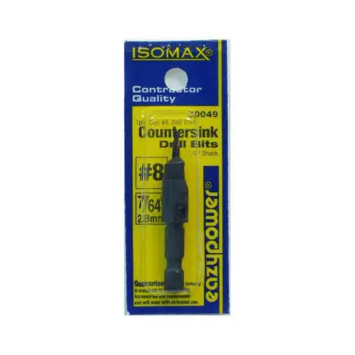 EAZYPOWER 30049 #8 Screw Countersink Drill, 1/4 In. Shank, 7/64 In.