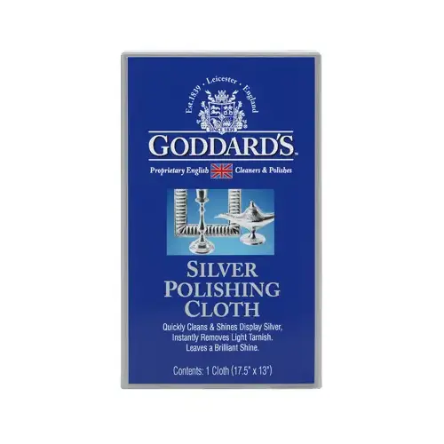 Silver Polish Goddards Mild Scent 1 wipes Cloth Gray