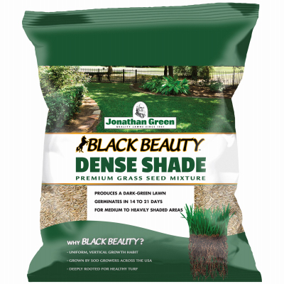 Jonathan Green 10620 Grass Seed Black Beauty Dense Shade Mixed Full Shade 7 lb