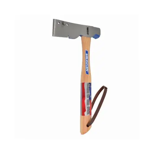 Vaughan SH ingling Hatchet, 2-1/8 in Cutting Edge, 14 oz Head, Steel Head, Wood Handle, 13 in OAL