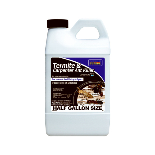 Termite and Carpenter Ant Control, Liquid, 0.5 gal Can Brown/Yellow