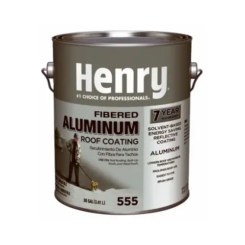 Aluminum Roof Coating Smooth Aluminum Fibered Aluminum 0.9 gal Aluminum