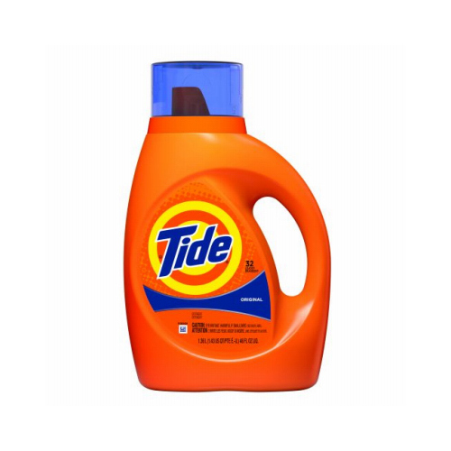 TIDE 003700040213 Laundry Detergent, 46 oz Bottle, Liquid, Original