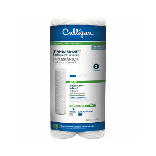 Culligan CWMF Water Filter Cartridge, 30 um Filter, Polypropylene