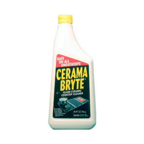 Cerama Bryte 88100 Cooktop Cleaner Lemon Scent 28 oz Liquid