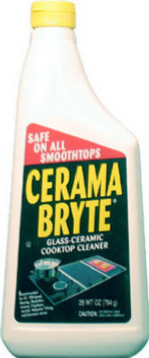 Cerama Bryte 88100 Cooktop Cleaner Lemon Scent 28 oz Liquid