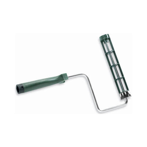 SHERLOCK Roller Frame, 9 in L Roller, Polypropylene Handle, Threaded Handle, Green Handle