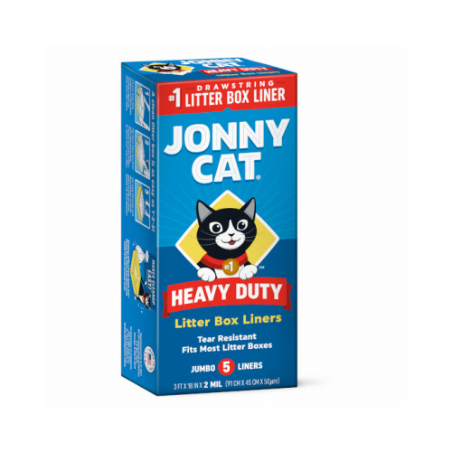 Jonny Cat C00154 Litter Box Liners No Scent 5 lb
