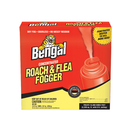 Bengal 55201 Roach and Flea Fogger, 18,000 cu-ft Coverage Area - pack of 3
