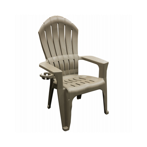 Adams 8390963700 Chair Big Easy Portobello Polypropylene Frame Adirondack