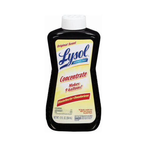 LYSOL 1920077500 Disinfectant Cleaner, 12 oz, Liquid, Original Scent, Red