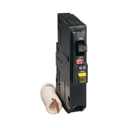 QO Circuit Breaker, Mini, 20 A, 1 -Pole, 120 V, Fixed Trip, Plug Mounting