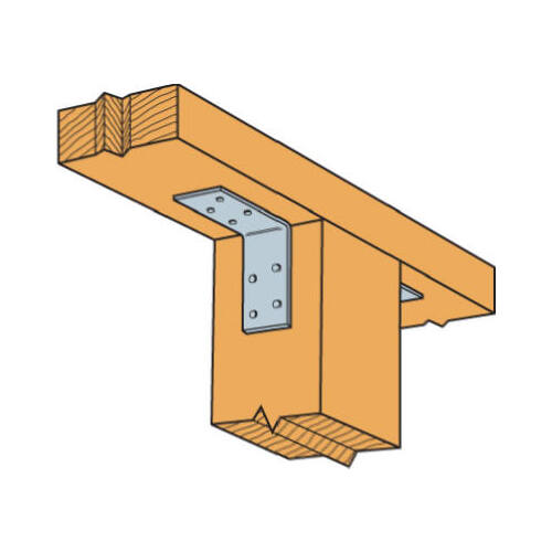 Angle, 3 in W, 3 in D, 1-1/2 in H, Steel, Galvanized