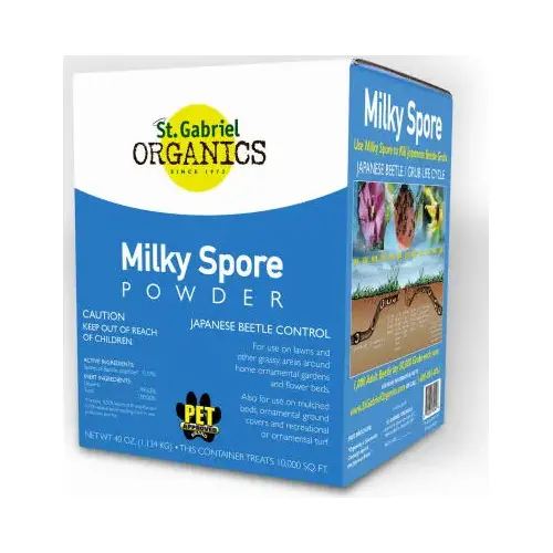 St. Gabriel Organics 80010-9 10 Oz. Ready To Use Milky Spore Grub Beetle Killer Powder