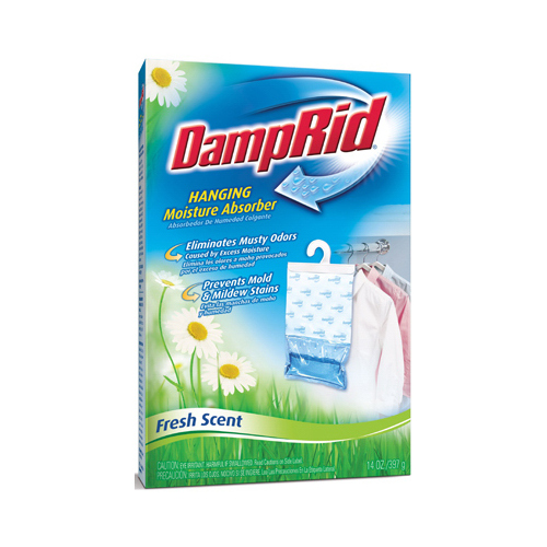 DampRid FG80 Hanging Moisture Absorber Fresh Scent 14 oz