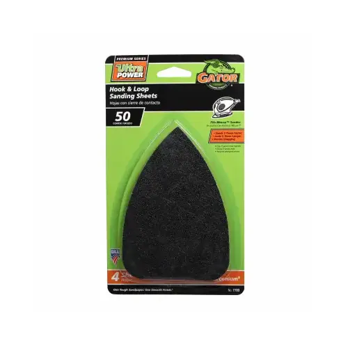 Mouse Sandpaper Mouse 5" L X 3-1/2" W 50 Grit Zirconium Oxide - pack of 20