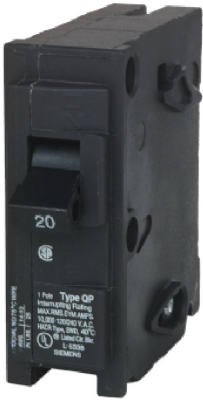 Siemens Q120 Circuit Breaker 20 amps Standard Single Pole