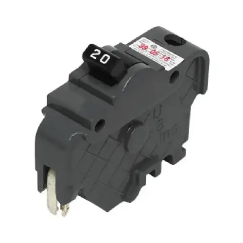 UBIF20N Circuit Breaker, Type NA, 20 A, 1 -Pole, 120 V, Standard Trip, Plug Mounting