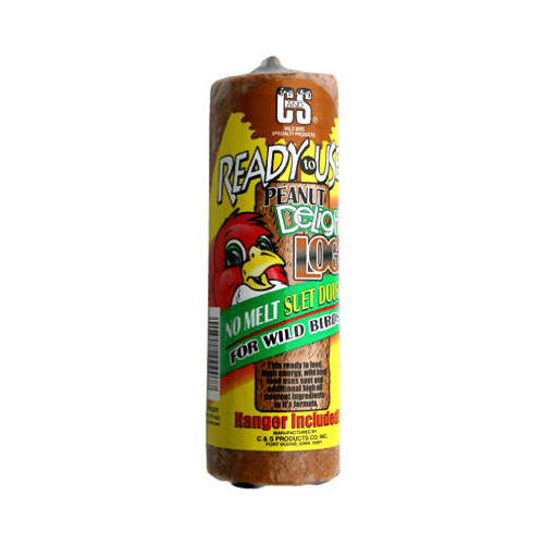 Wild Bird Food C & S Products Ready To Use Peanut Delight Log 15.5 oz.