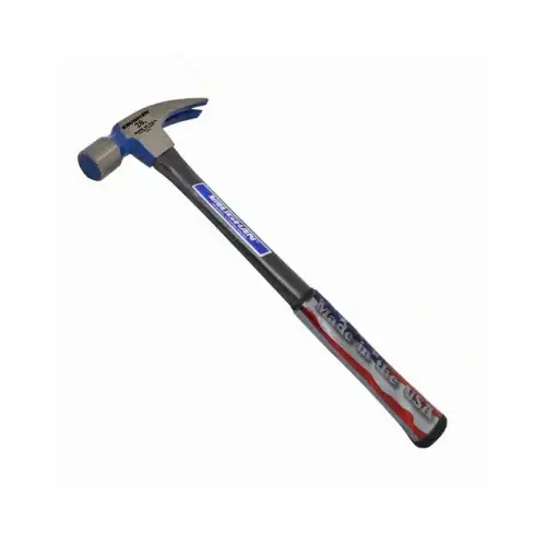 Vaughan FS999ML Hammer, 20 oz Head, Straight Claw, Milled Head, HCS Head, 16 in OAL