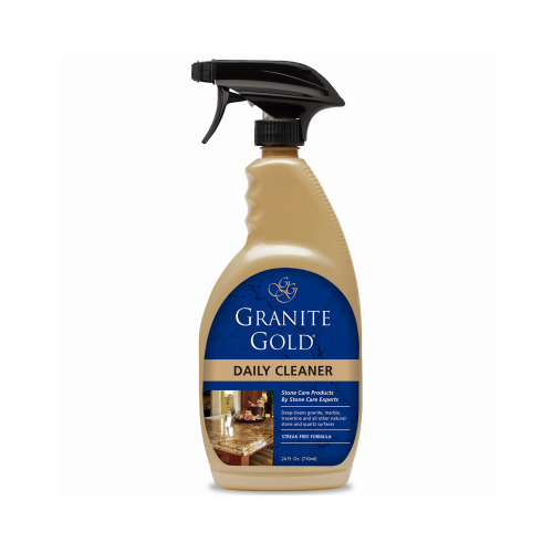 Granite Gold GG0032-XCP6 Daily Granite Cleaner, 24 oz, Liquid, Lemon Citrus Fragrance, Clear - pack of 6