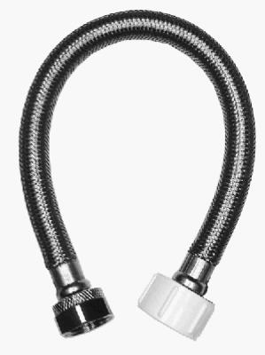 Homewerks 7233-20-12-1 Toilet Supply Line 1/2" FIP X 7/8" D Ballcock 20" Braided Stainless Steel