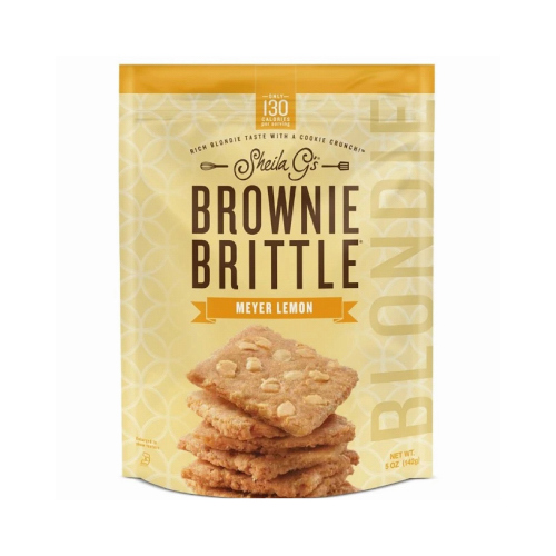 Brownie Brittle Sheila G's Blondie Meyer Lemon 5 oz Bagged - pack of 12