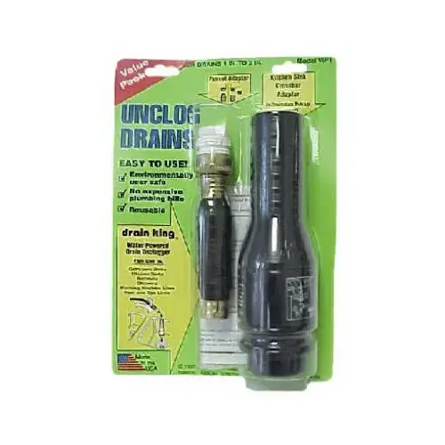 Drain King VIP 1 Drain Opener Kit, 1 to 2 in Drain