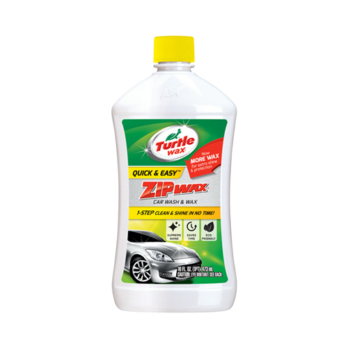 Quick & Easy Car Wash Concentrate, 16 fl-oz Bottle, Liquid, Lemon