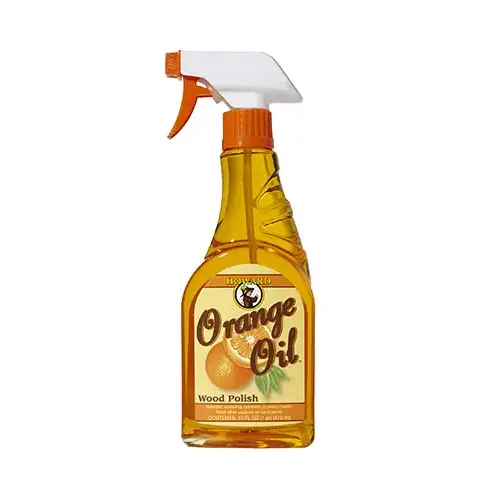 Oil Polish, 16 oz Bottle, Orange, Liquid