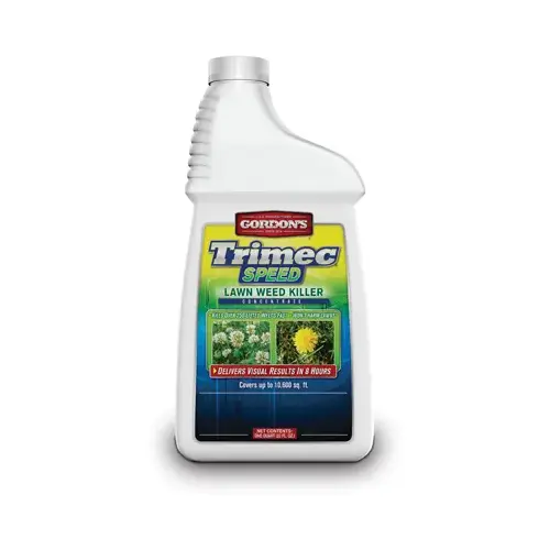 Trimec Weed Killer, Liquid, Spray Application, 1 qt Brown