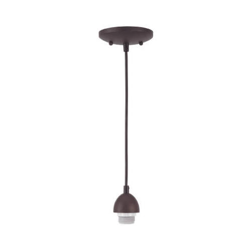 Mini Pendant Light Fixture, 1-Lamp, Incandescent Lamp, Oil-Rubbed Bronze Fixture