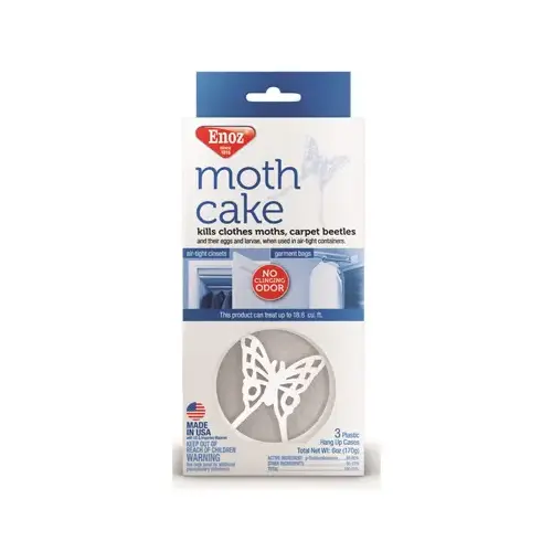 Enoz 4033.4T-XCP4 Moth Cake 6 oz - pack of 4