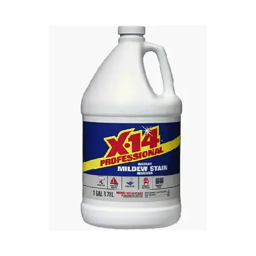 X-14 260240 Professional Instant Mildew Stain Remover, 1 Gallon